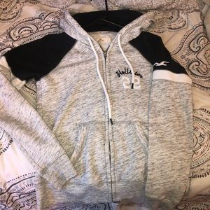 Hollister full zip up hoodie